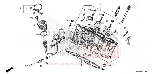 CULASSE (ARRIERE) VFR1200XDH de 2017
